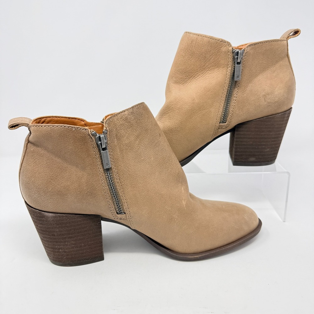 Womens Lucky Brand Boots Basel Camel Size 10M - Picture 4 of 6